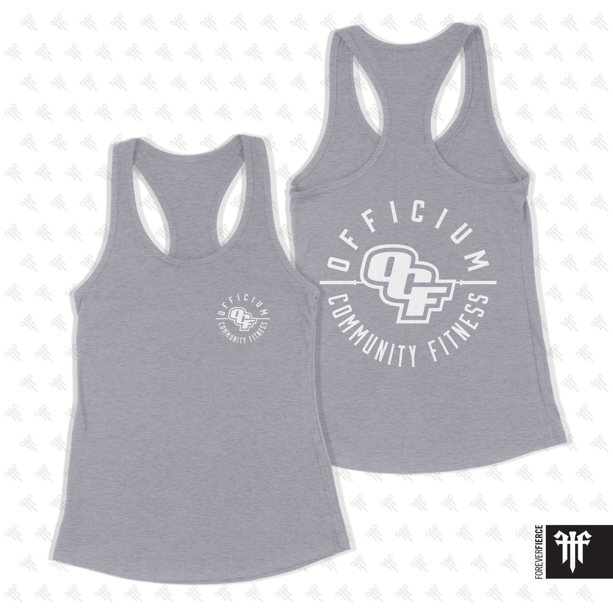 Officium November 2025 Front and Back Design Womens Racerback