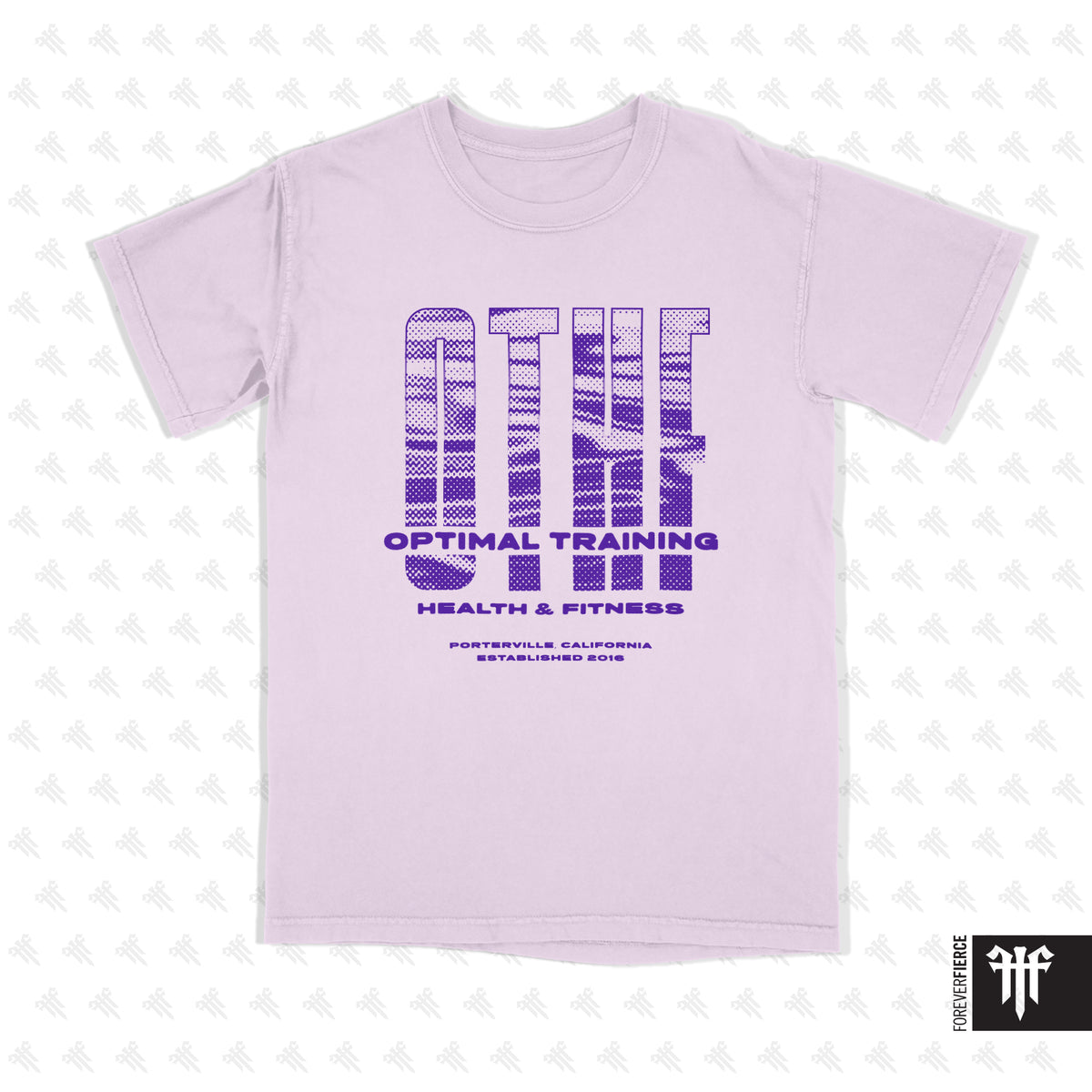 Optimal Training Health and Fitness July 2026 Purple Ink Comfort Colors Tee