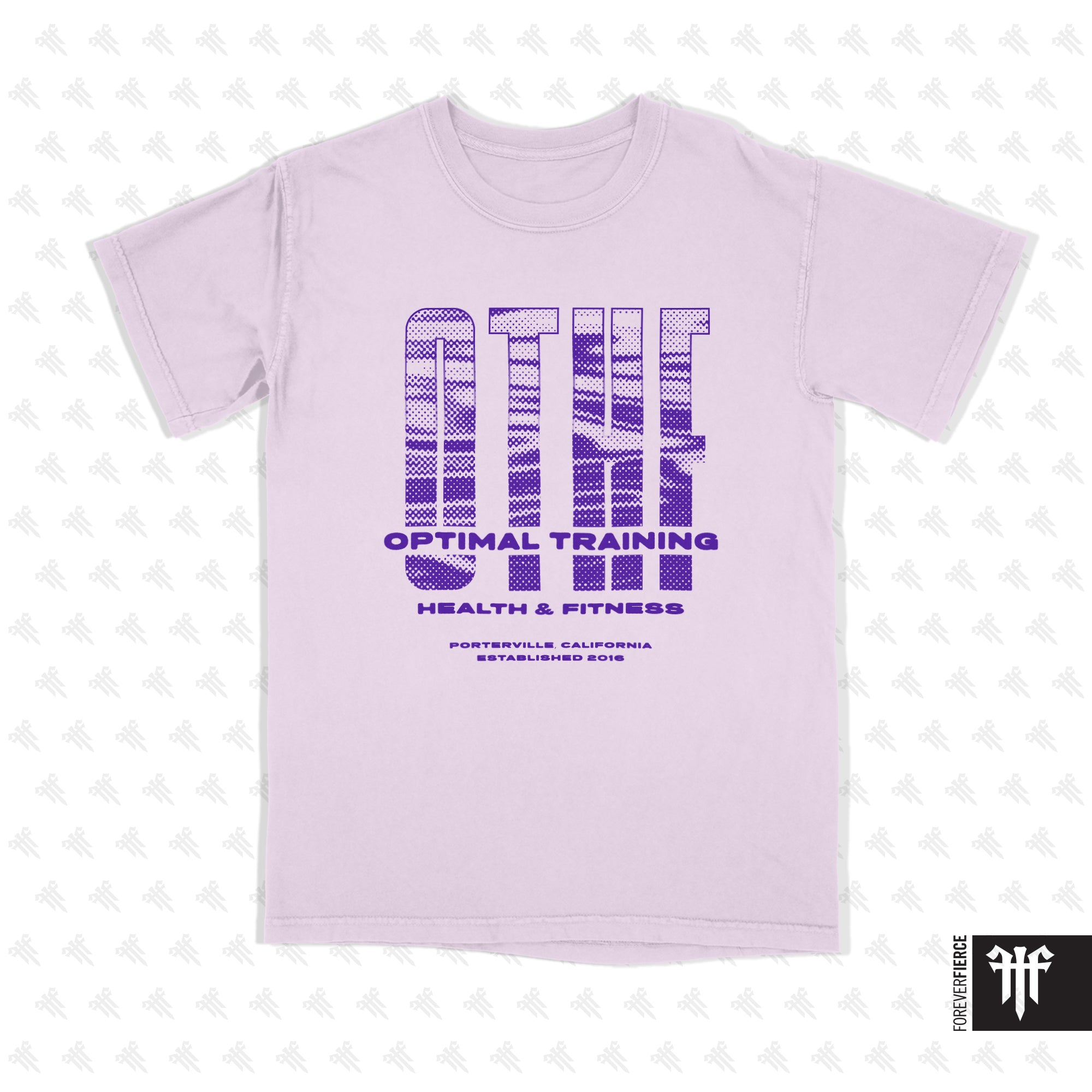 Optimal Training Health and Fitness July 2026 Purple Ink Comfort Colors Tee