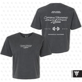 Optimal Training Health and Fitness July 2026 White Ink Womens Boxy Tee