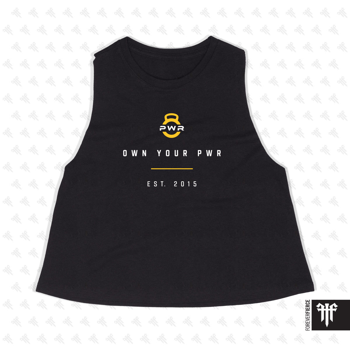 PWR August 2026 Own Your PWR Womens Crop Tank