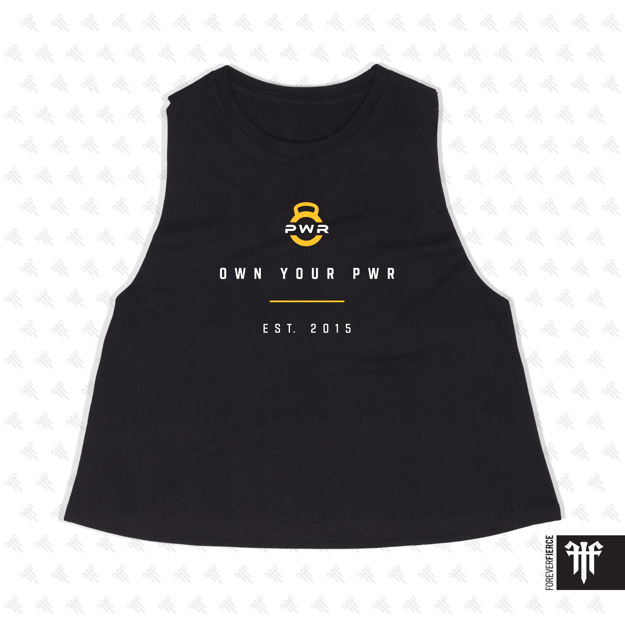 PWR August 2026 Own Your PWR Womens Crop Tank