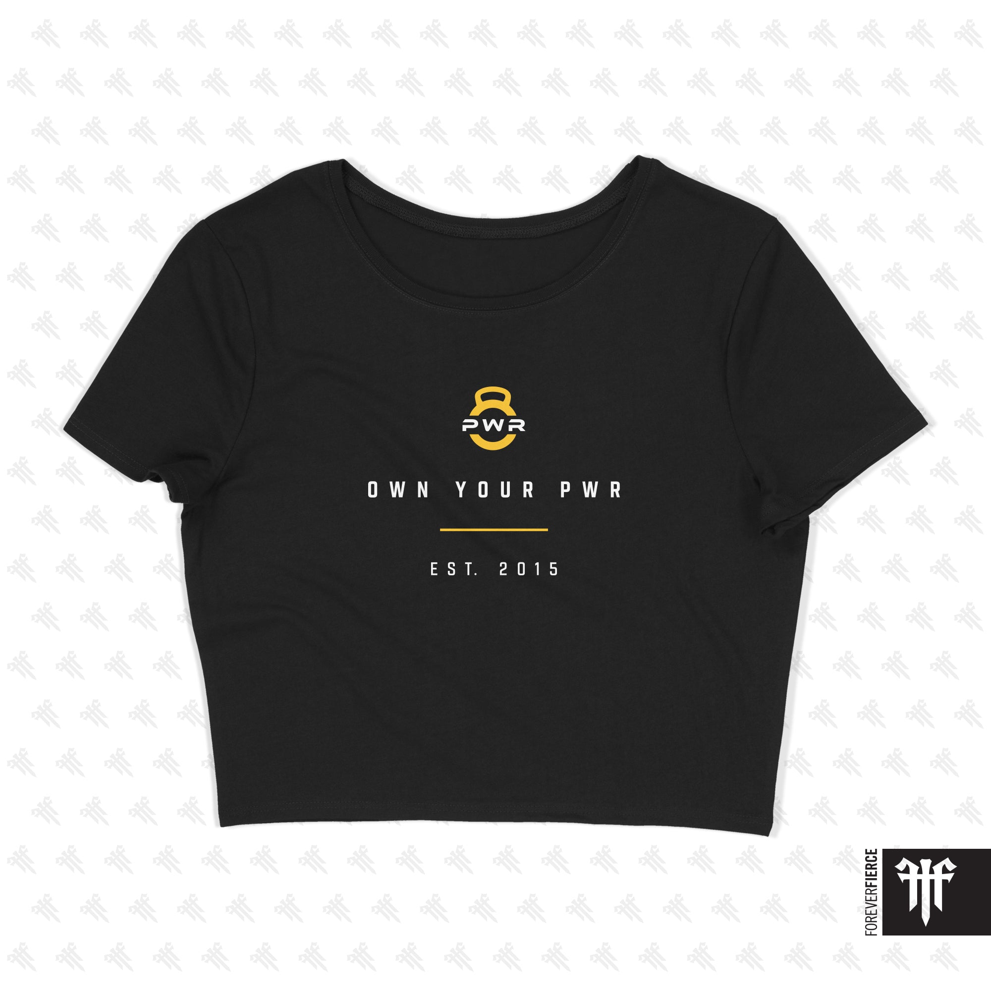 PWR August 2026 Own Your PWR Womens Crop Tee