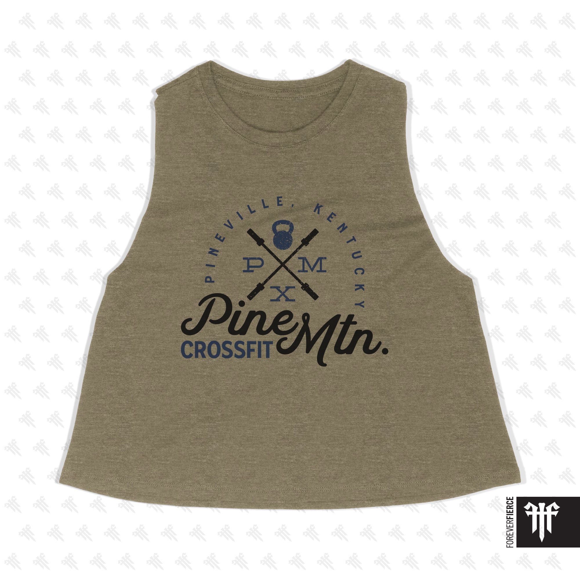 Pine Mountain CrossFit February 2026 Womens Crop Tank