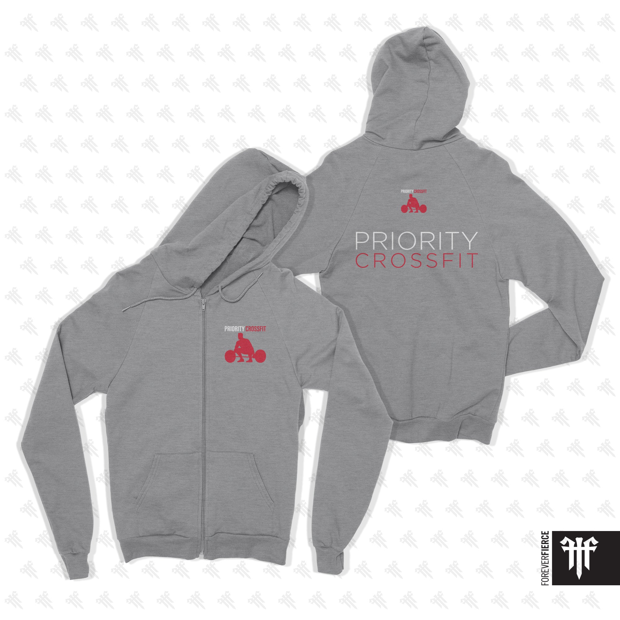 Priority CrossFit October 2025 Full-Zip Hoodie