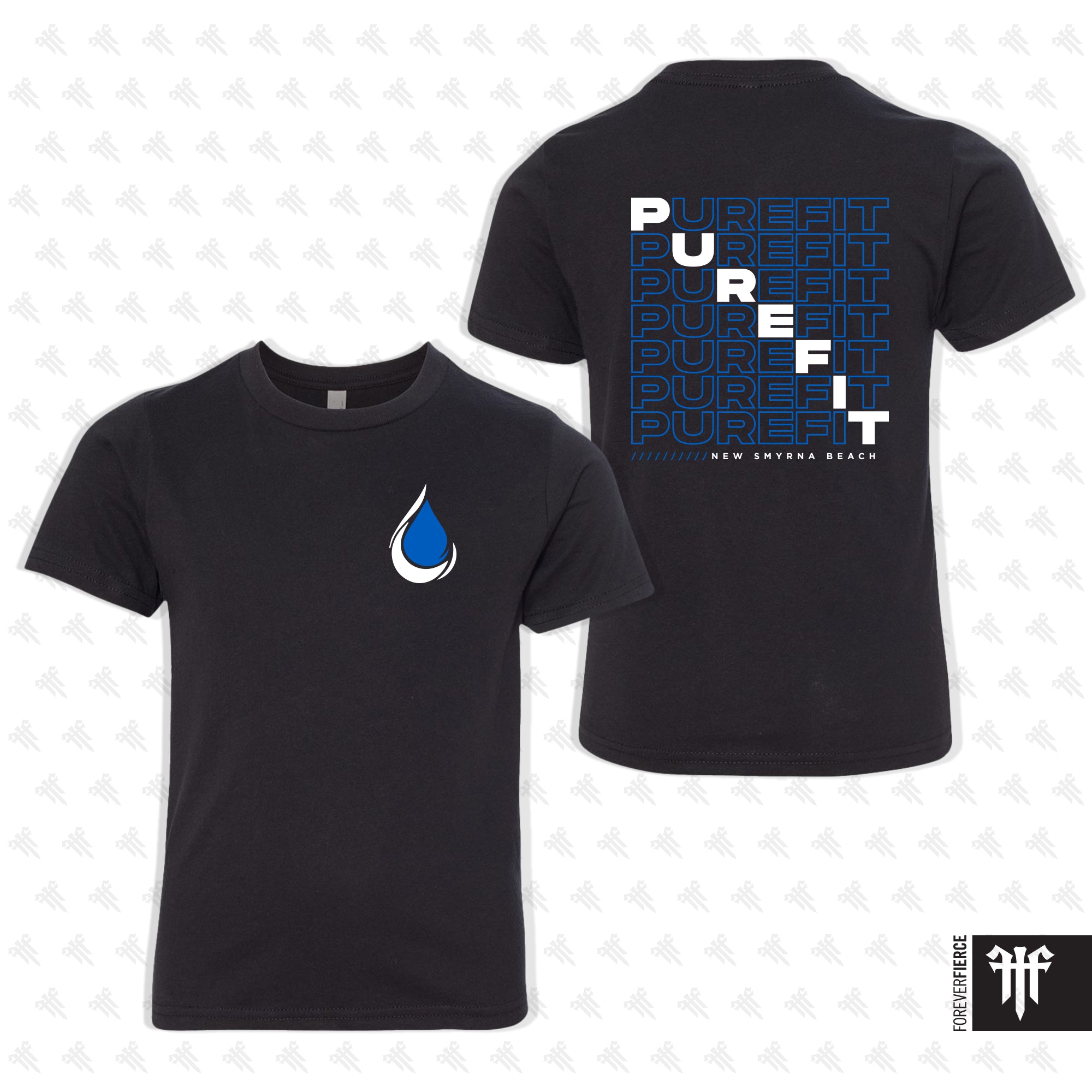 PureFit March 2026 Front and Back Design Youth Tee