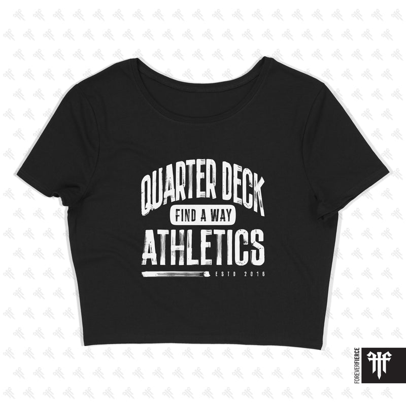 Quarter Deck Athletics September 2026 Womens Crop Tee
