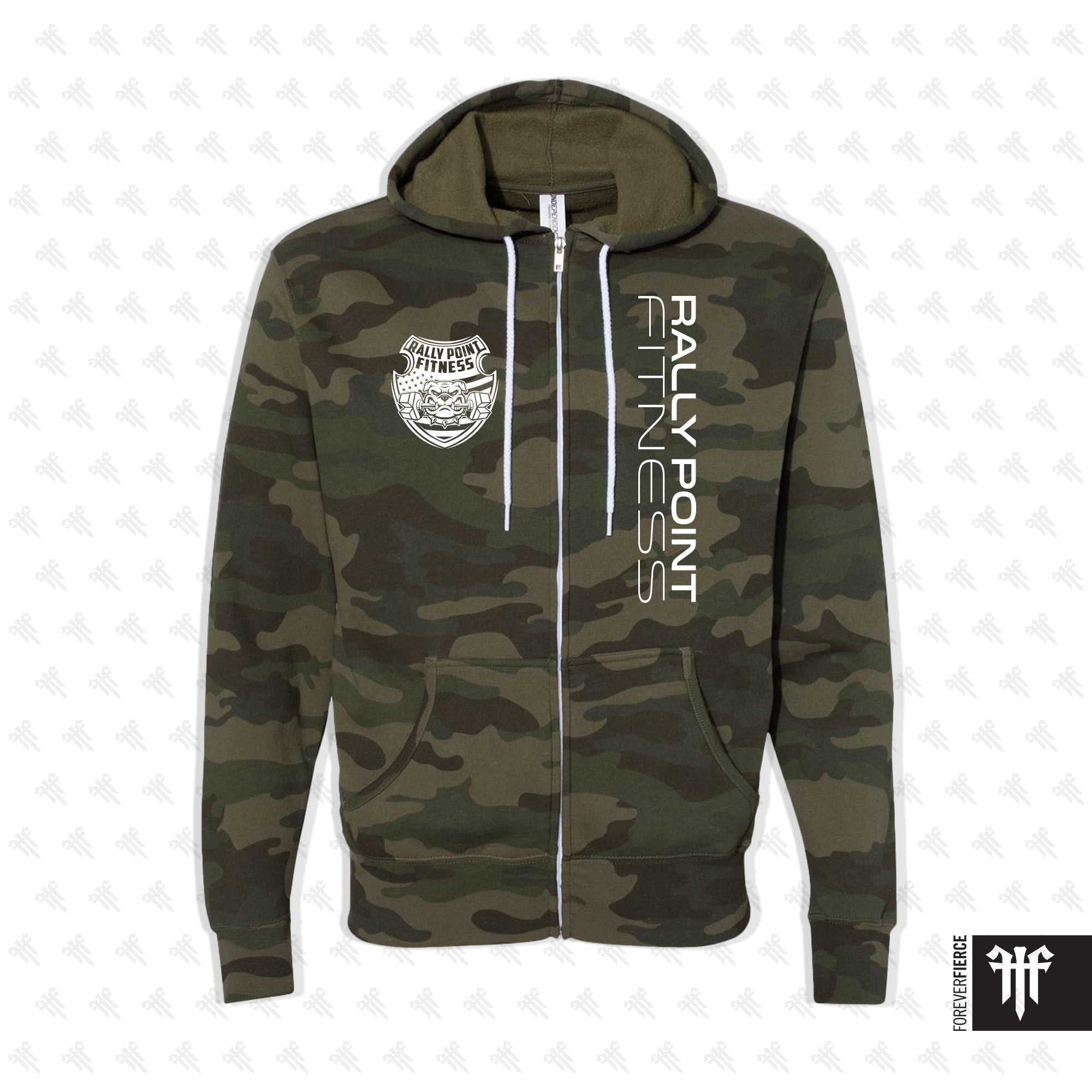 Rally Point Fitness October 2025 Camo Zip