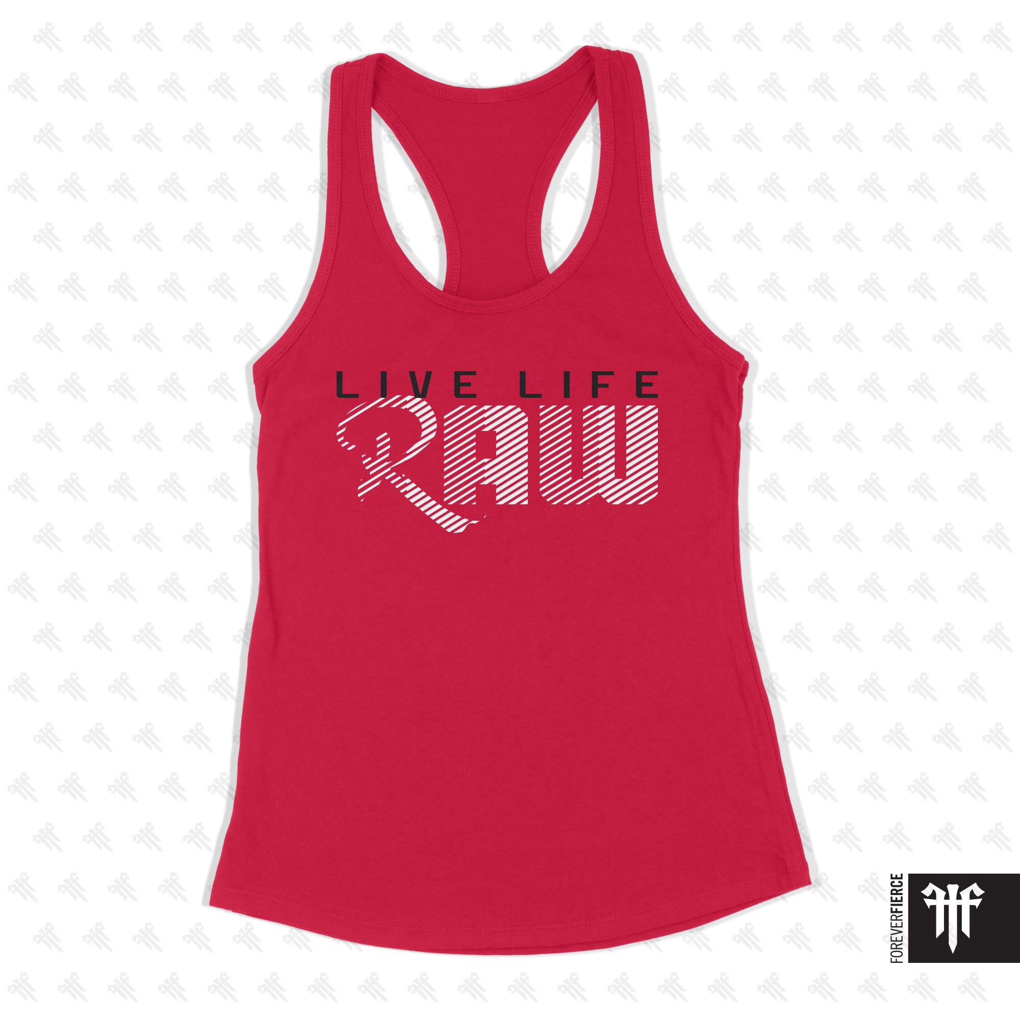 Raw Fitness Southwest October 2025 Live Life Raw Womens Racerback