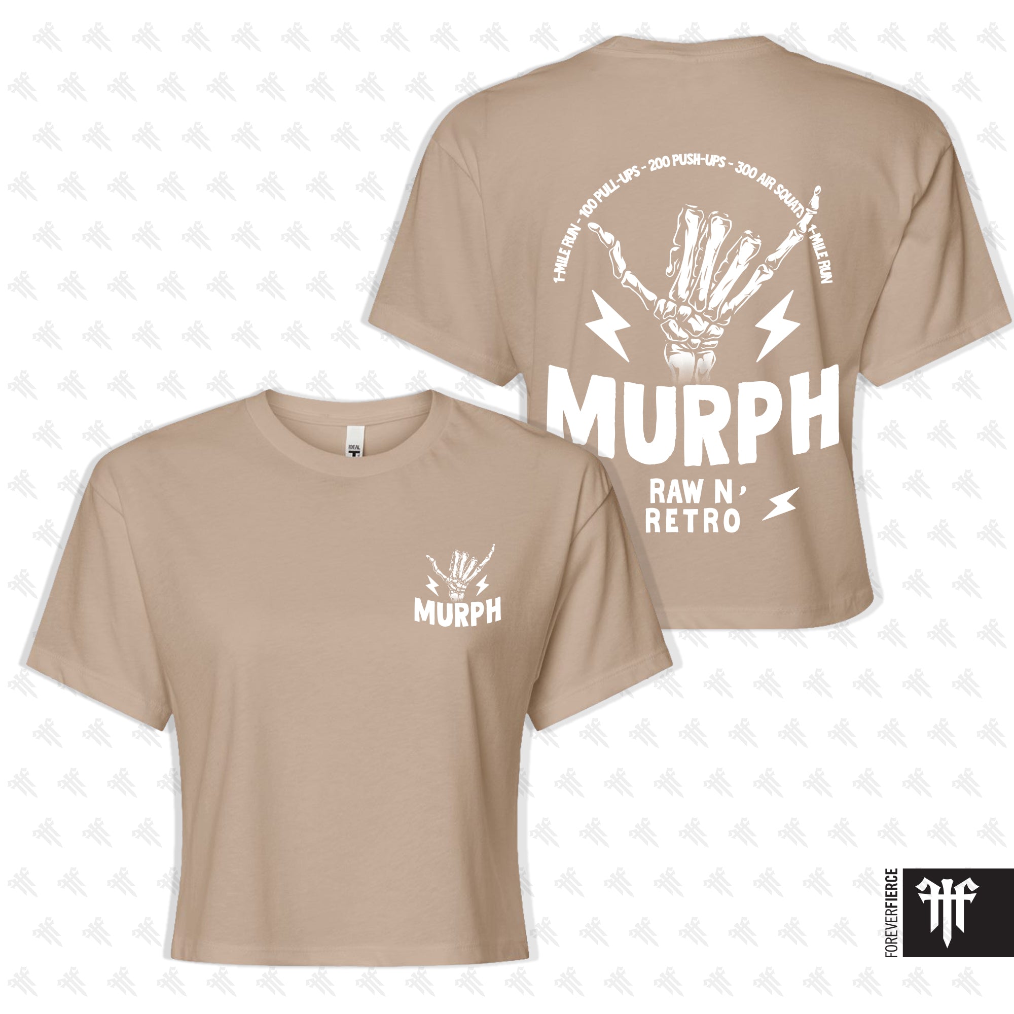 Raw N' Retro April 2026 Womens Crop Tee