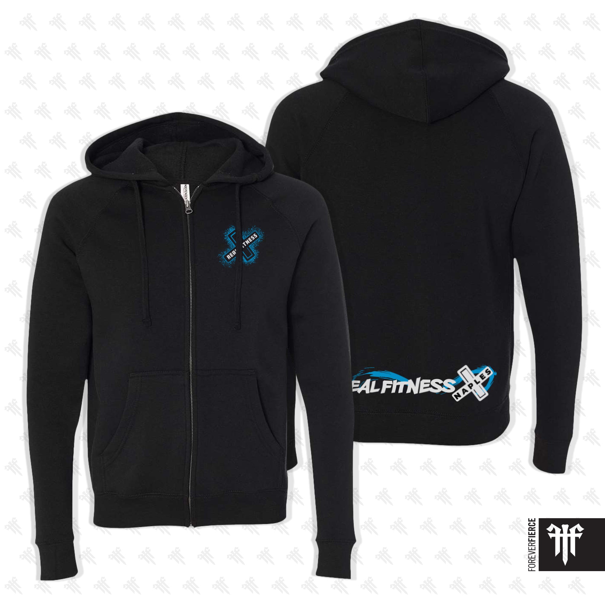 Real Fitness Naples November 2025 Full-Zip Hoodie