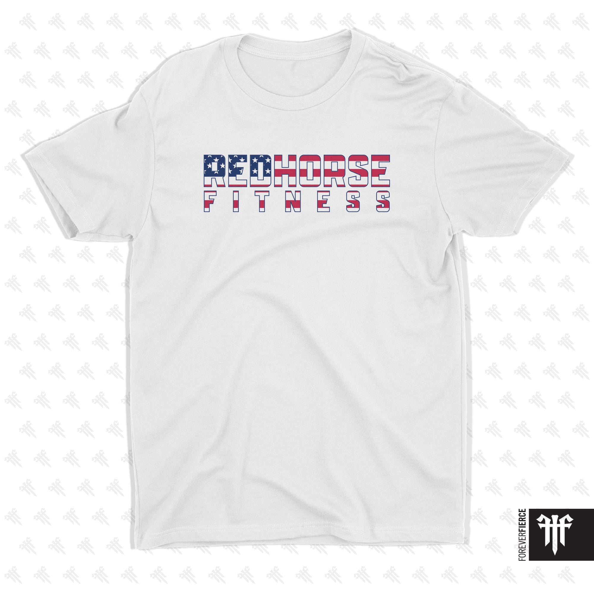 Red Horse Fitness April 2026 Memorial Day White Tee