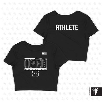 Redeemed Fitness January 2026 Womens Crop Tee