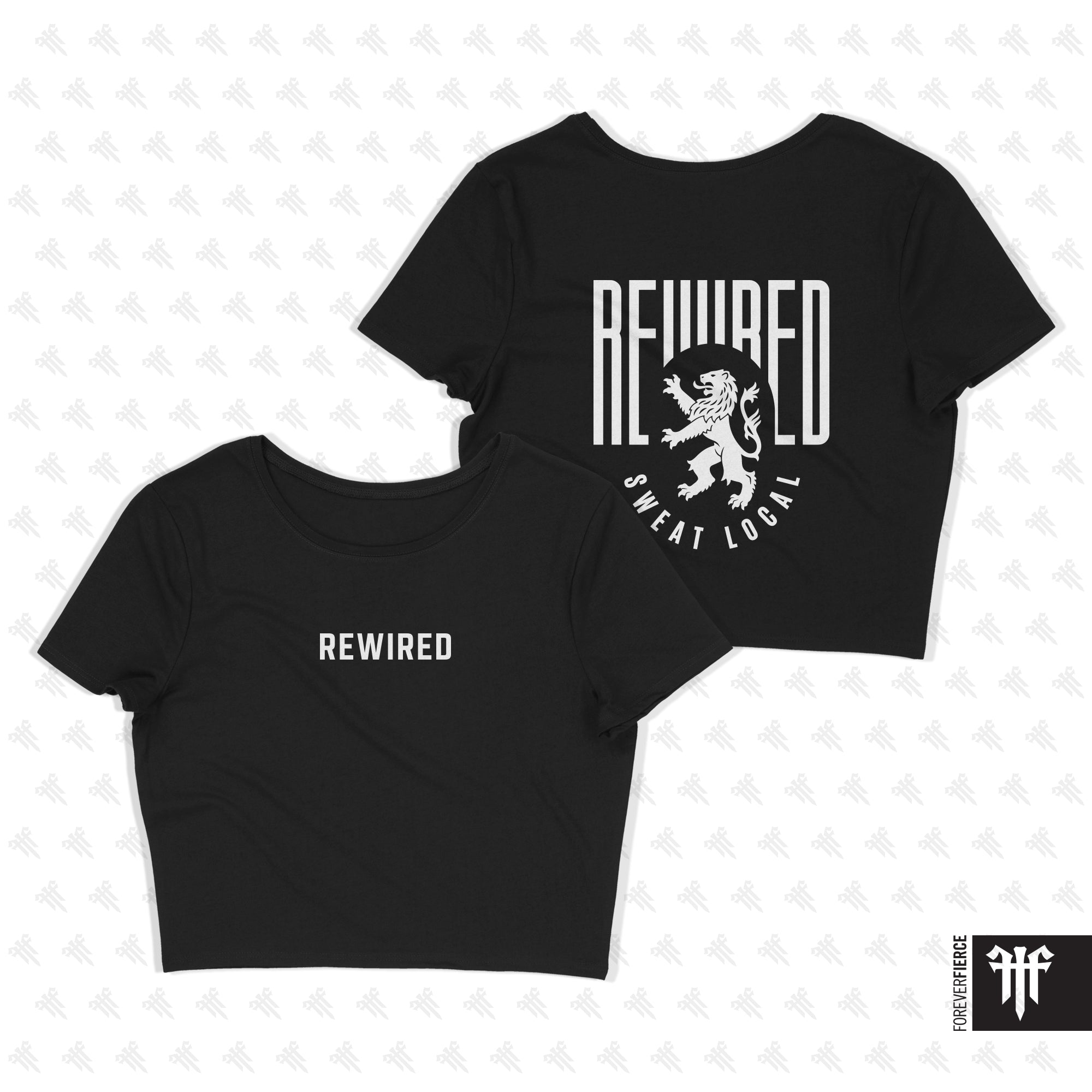Rewired October 2025 Womens Crop Tee