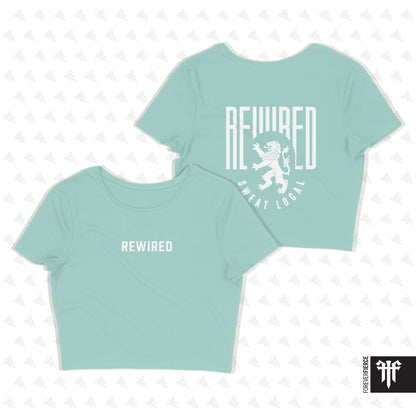 Rewired October 2025 Womens Crop Tee