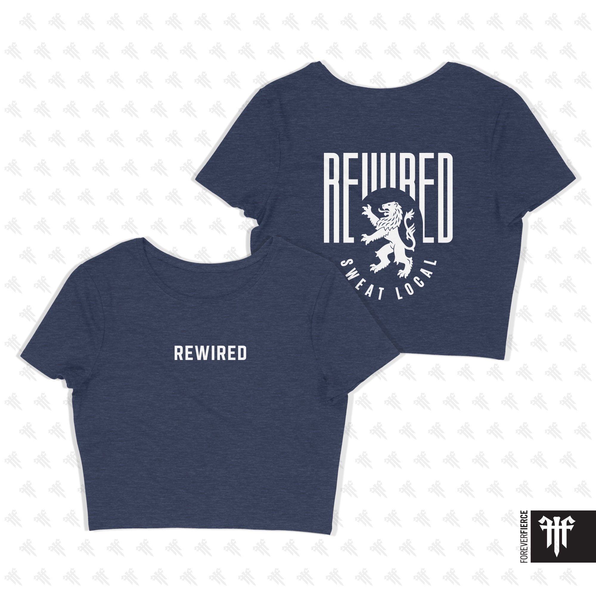 Rewired October 2025 Womens Crop Tee