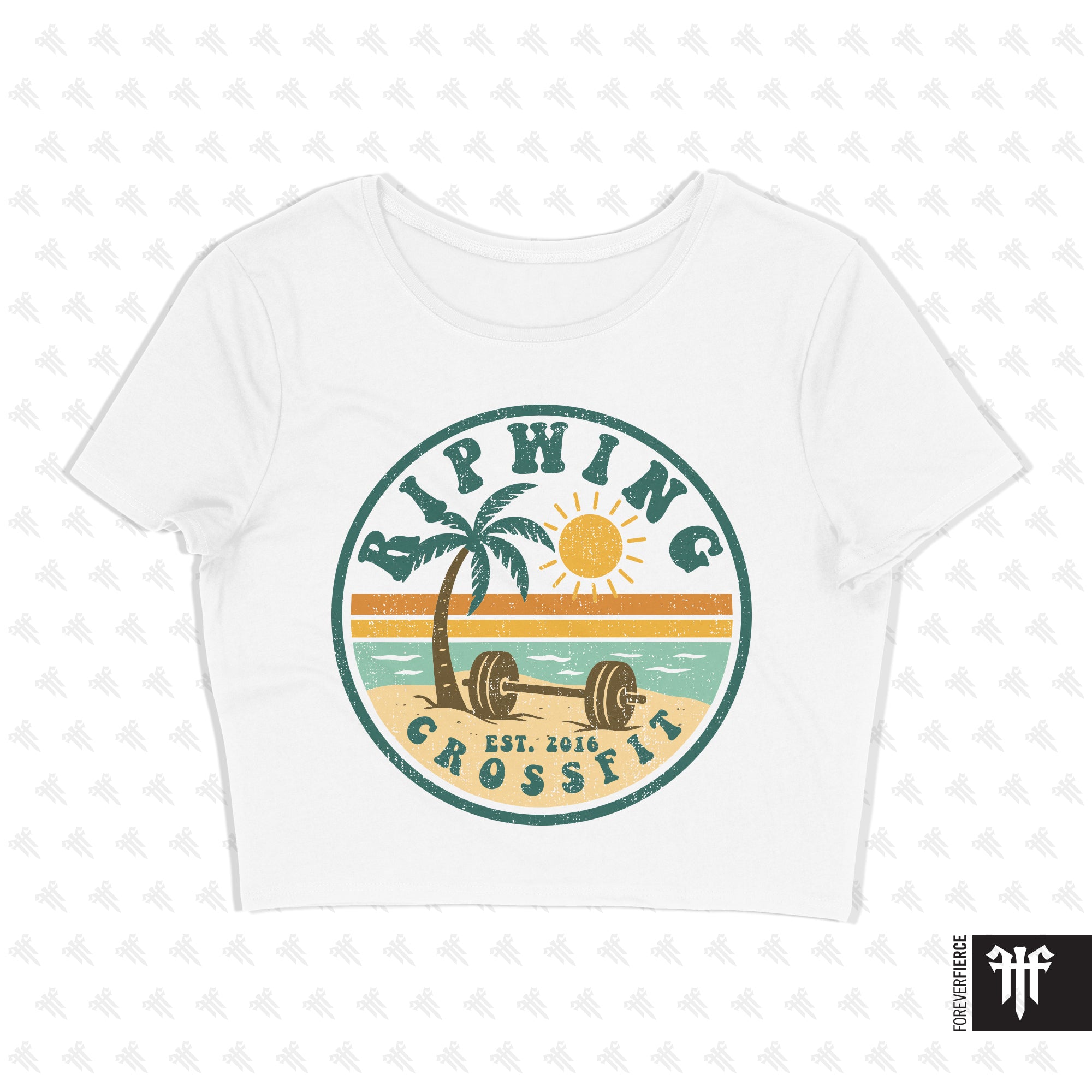 Ripwing CrossFit July 2026 Womens Crop Tee