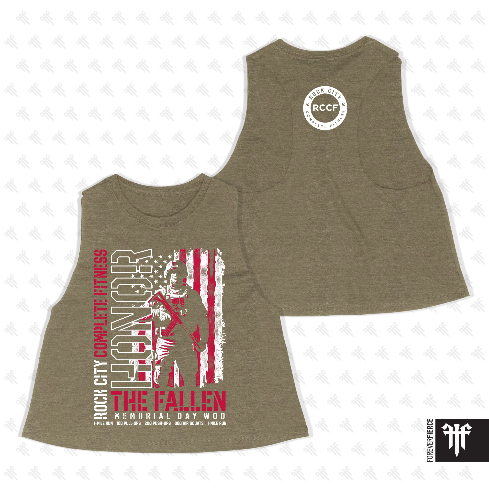 Rock City Complete Fitness March 2026 Womens Crop Tank