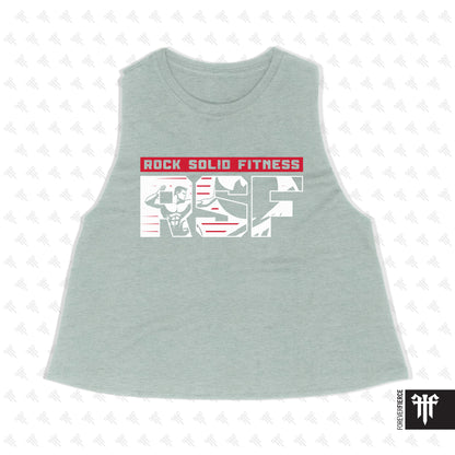 RSF June 2025 Front Only Design Womens Crop Tank