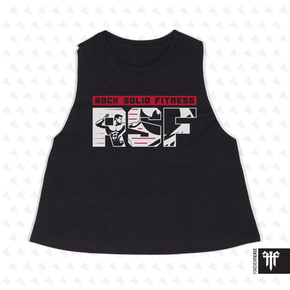 RSF June 2025 Front Only Design Womens Crop Tank