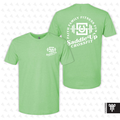 Saddle Up CrossFit July 2025 Tee