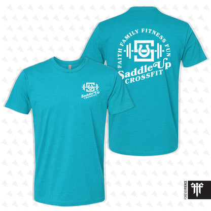 Saddle Up CrossFit July 2025 Tee