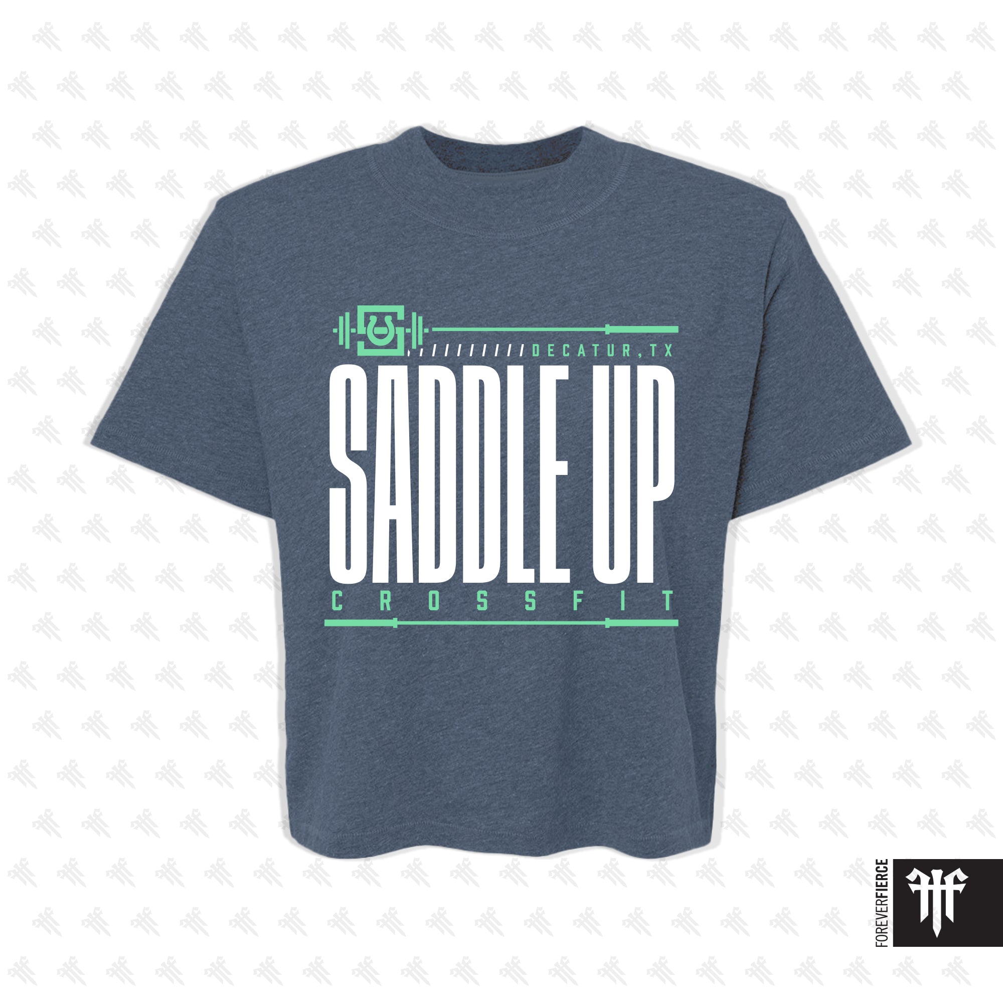 Saddle Up CrossFit November 2025 Womens Boxy Tee