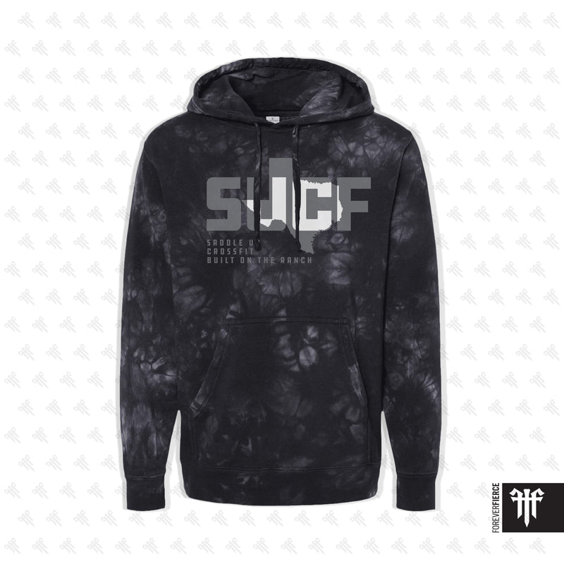 Saddle Up CrossFit October 2026 Tie-Dye Hoodie