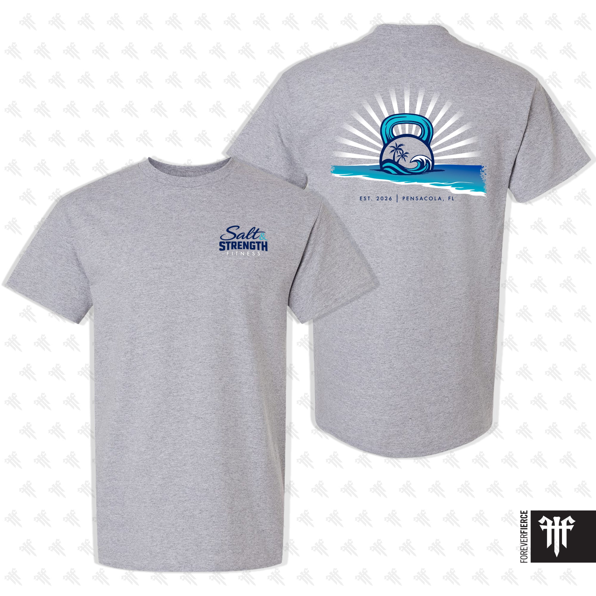 Salt & Strength Fitness March 2026 Gildan Tee