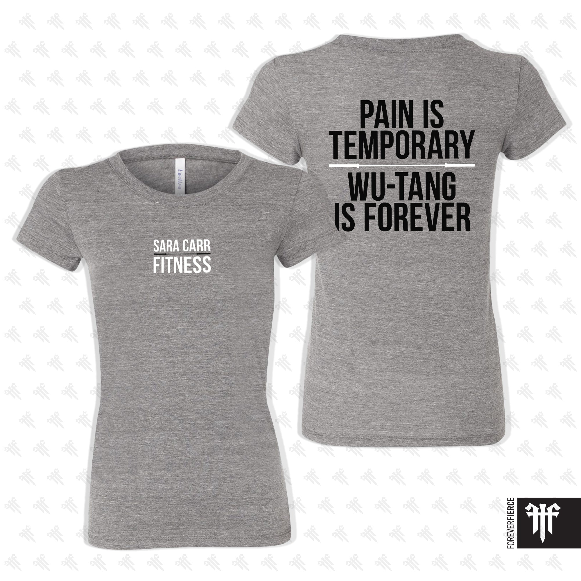 Sara Carr Fitness March 2025 Grey Womens Tee