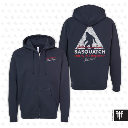 Sasquatch Strength Kirkland February 2025 Full-Zip Hoodie