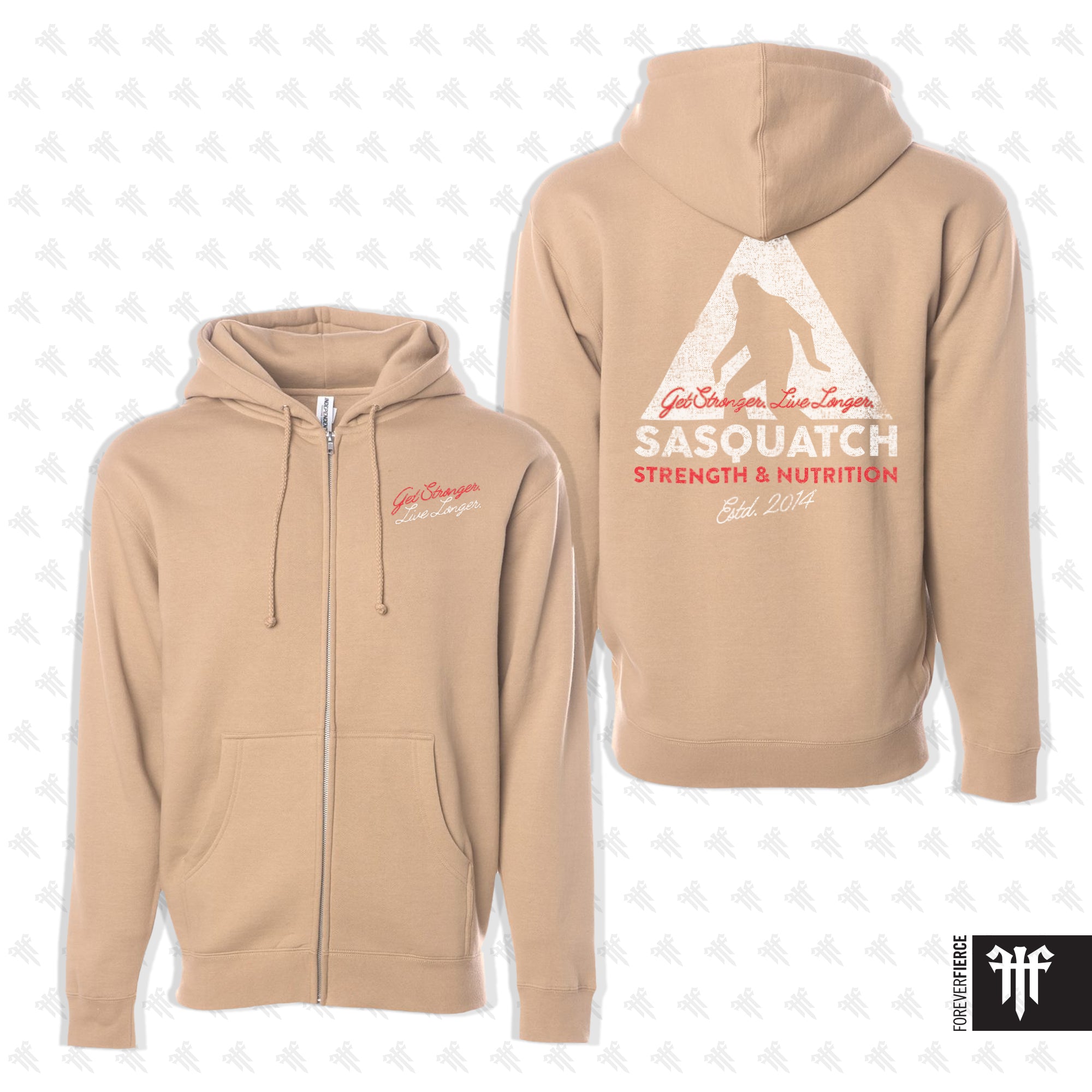 Sasquatch Strength Redmond February 2025 Full-Zip Hoodie