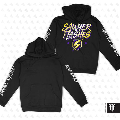 Sawyer Flashes March 2026 Esports and Drone Racing Sleeves Gildan Pullover Hoodie