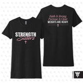 Strength Sisters Womens Tee Black