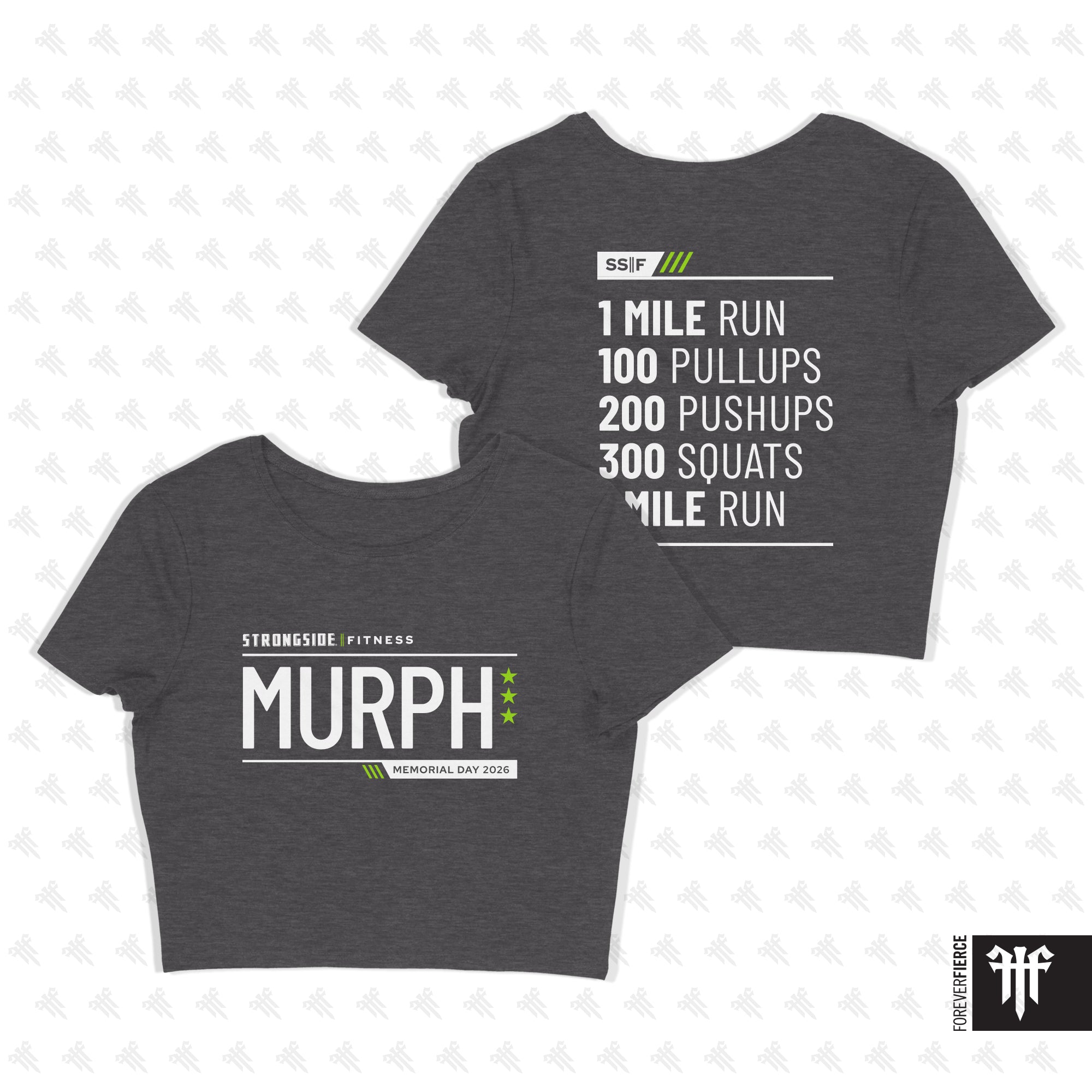 Strongside Fitness April 2026 Womens Crop Tee