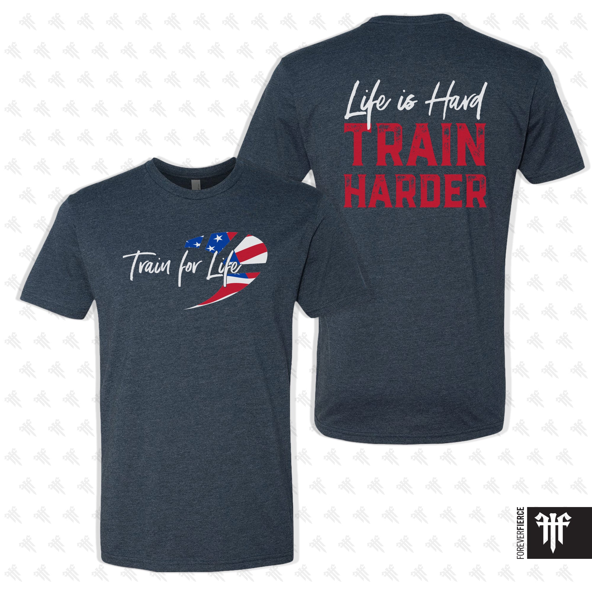 Train for Life July 2026 Tee - Midnight Navy
