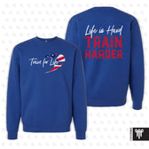 Train for Life July 2026 Crewneck - Royal