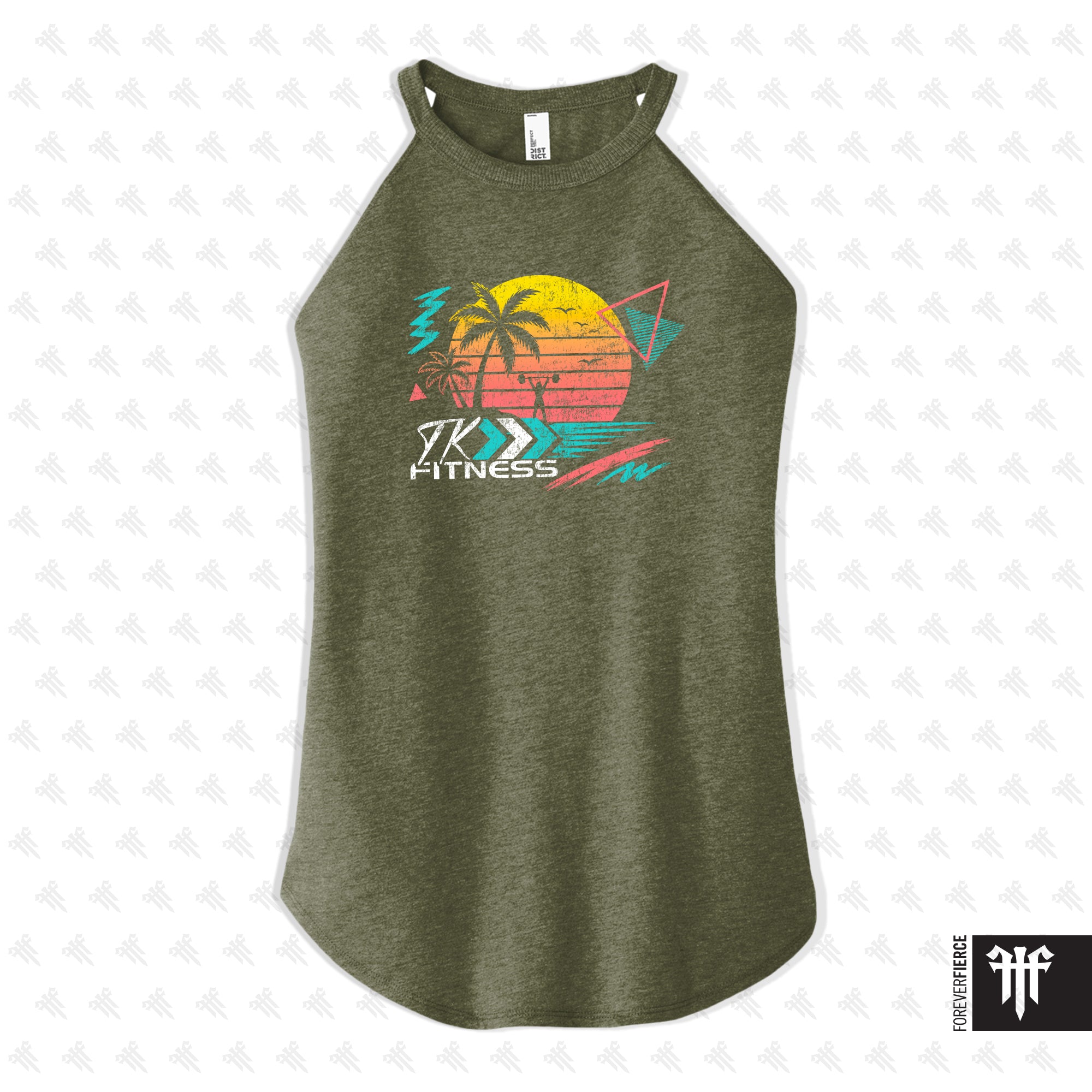 TK Fitness July 2026 Womens Rocker Tank