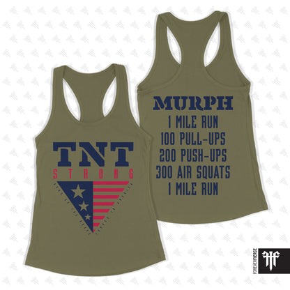 TNT Strong April 2026 Womens Racerback