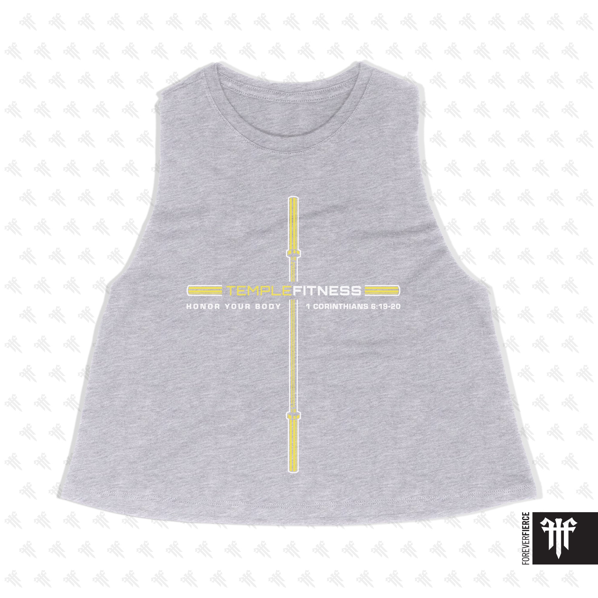 Temple Fitness March 2025 Womens Crop Tank