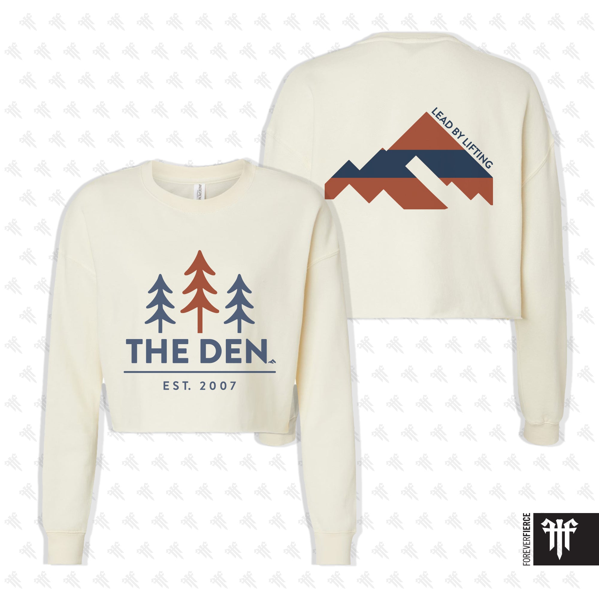 The Den October 2025 Womens Crop Crewneck
