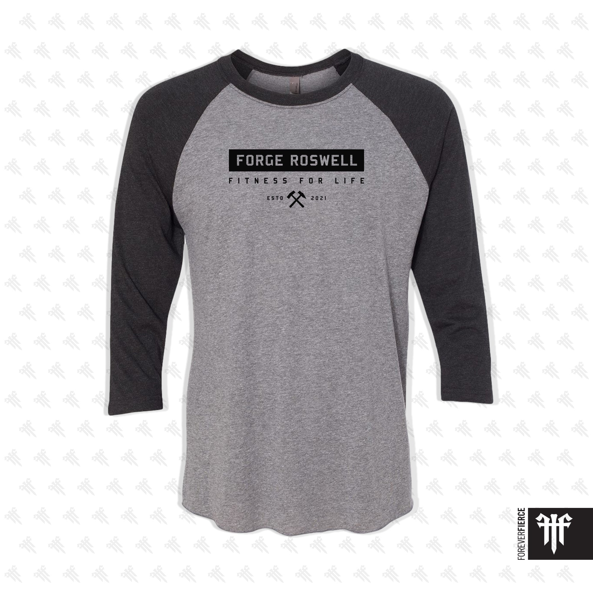 The Forge September 2025 Black Ink Baseball Tee