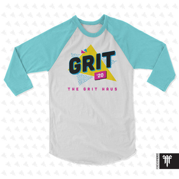 The Grit Haus September 2023 Grit Colorful Baseball Tee