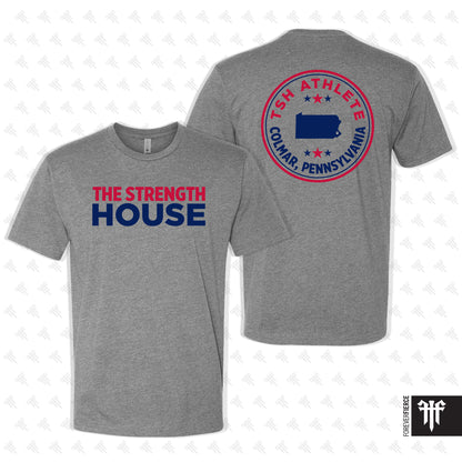 The Strength House May 2026 State Tee