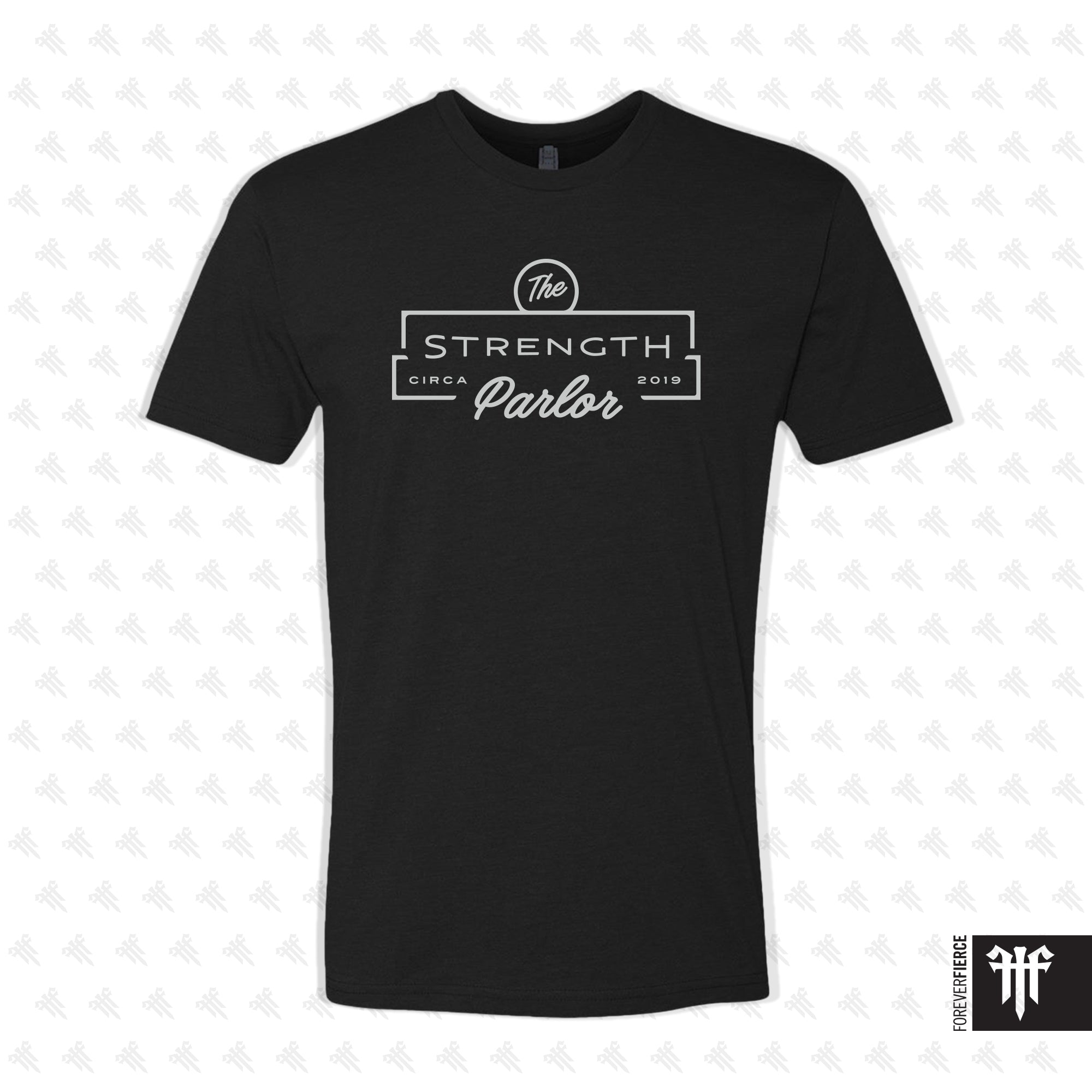 The Strength Parlor November 2025 Grey Ink - Black Tee