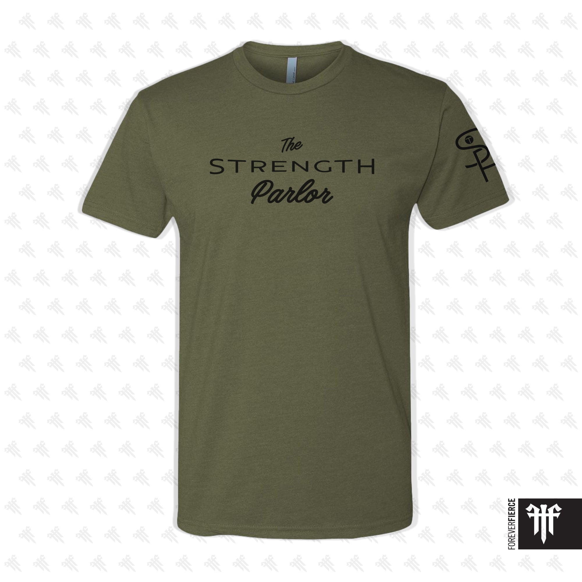 The Strength Parlor November 2025 Military Green Tee