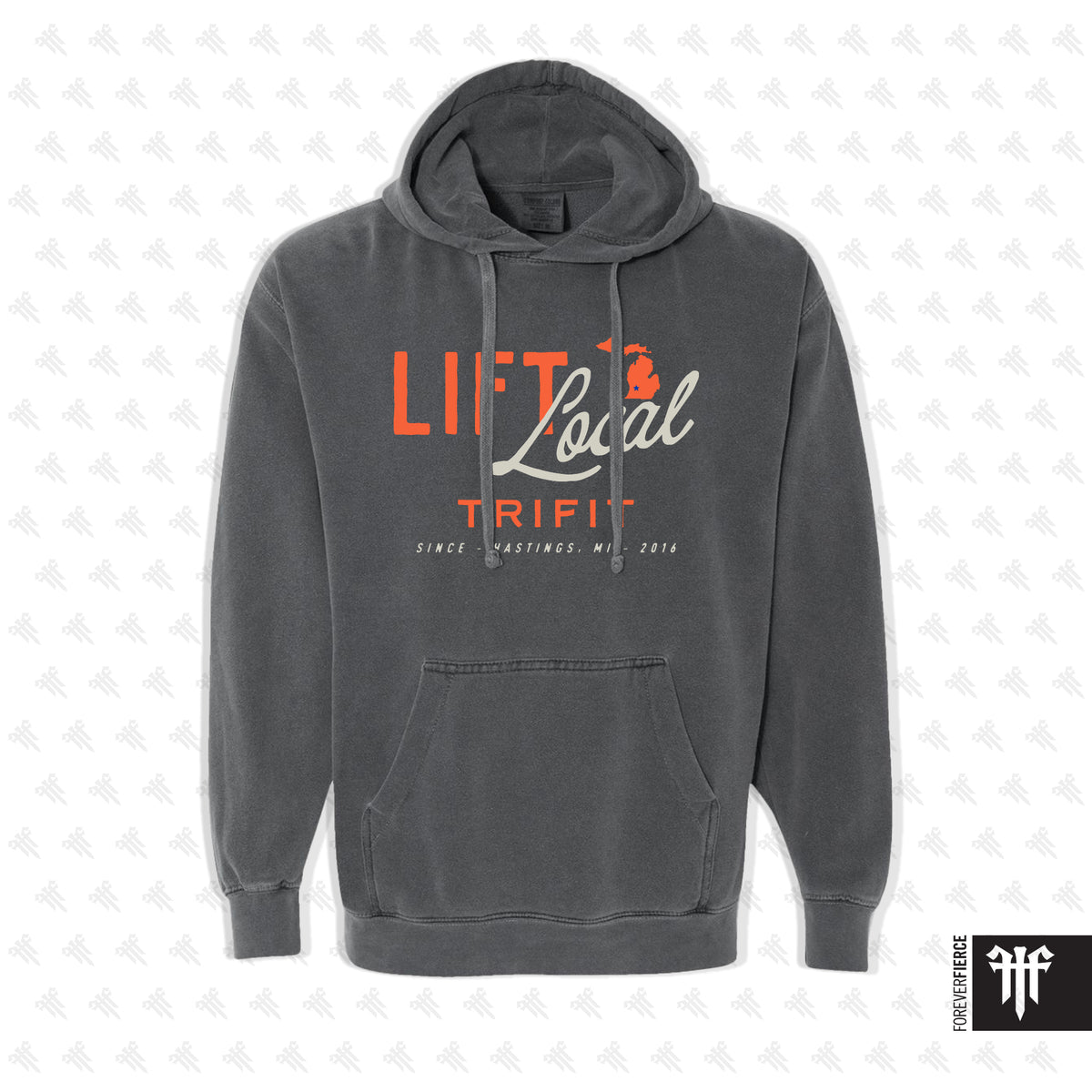 TriFit August 2026 Pullover Hoodie - Pepper