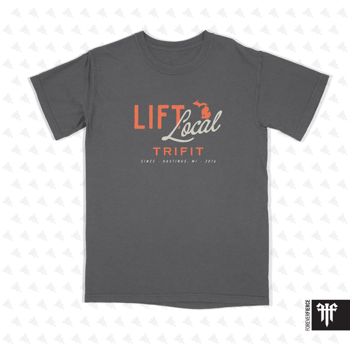 TriFit August 2026 Comfort Colors Tee - Pepper
