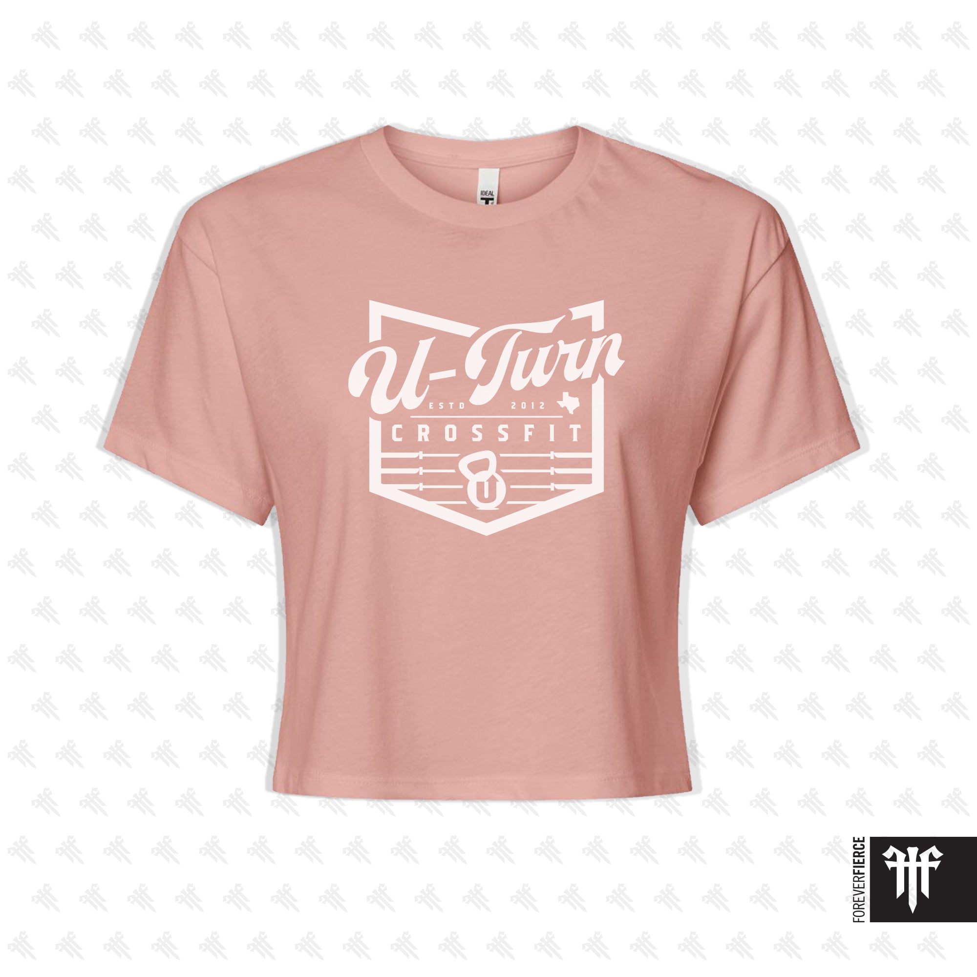 U Turn CrossFit July 2026 Womens Crop Tee