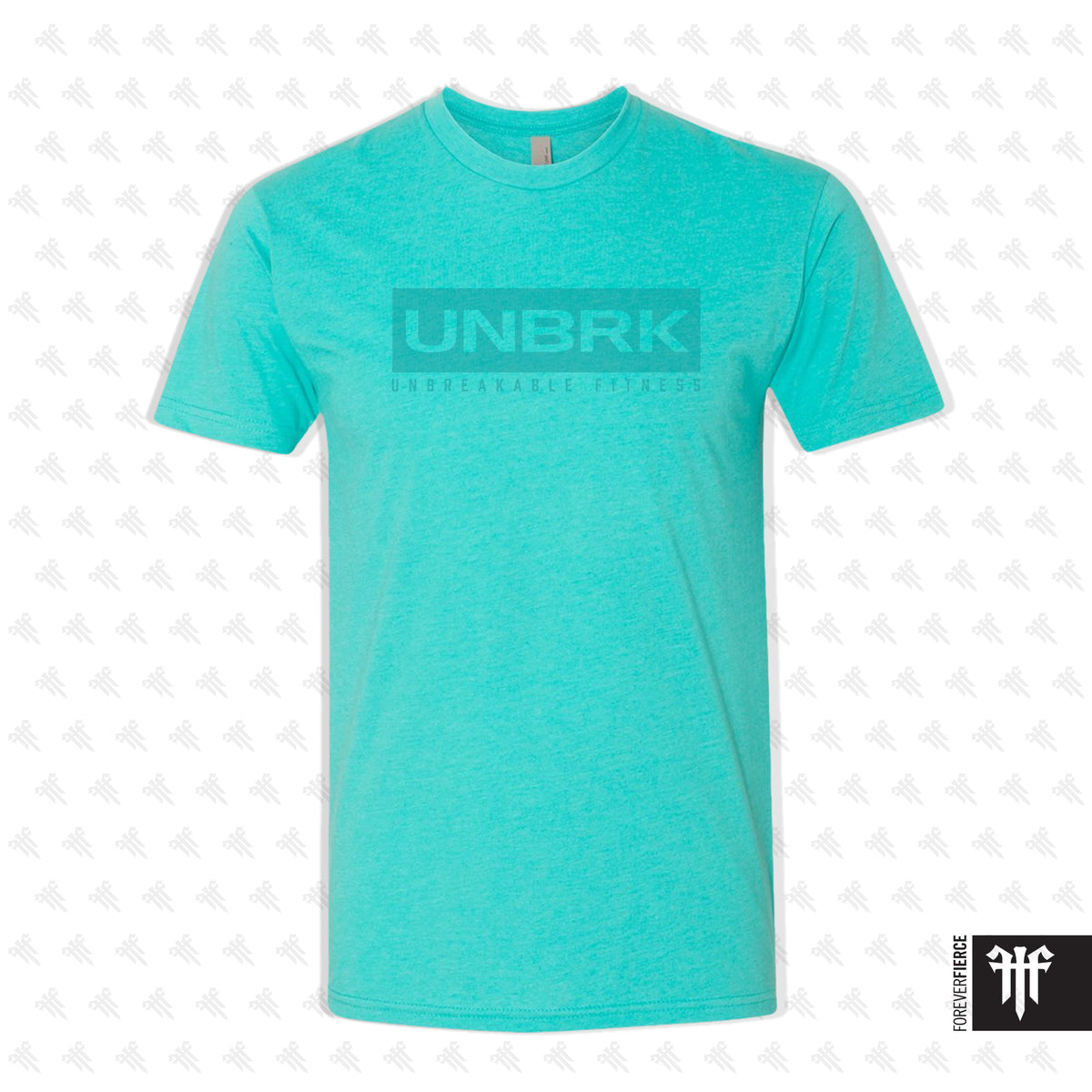 Unbreakable Fitness July 2026 Tee - Tahiti Blue